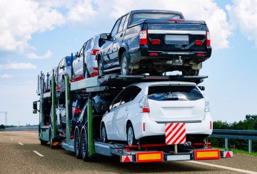 Open transport car shipping